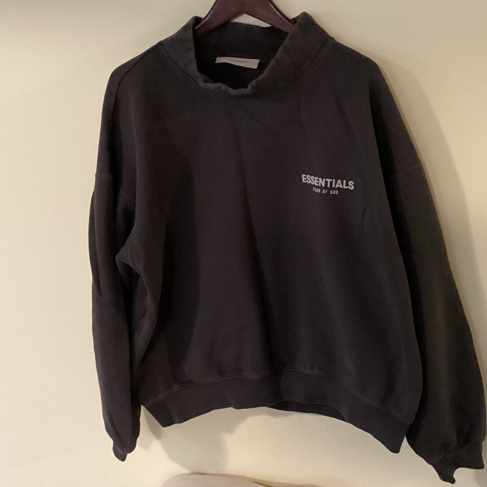 Essentials Faded Black Men's Sweater